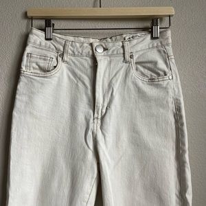 Cotton on white denim jeans | High 90’s stretch